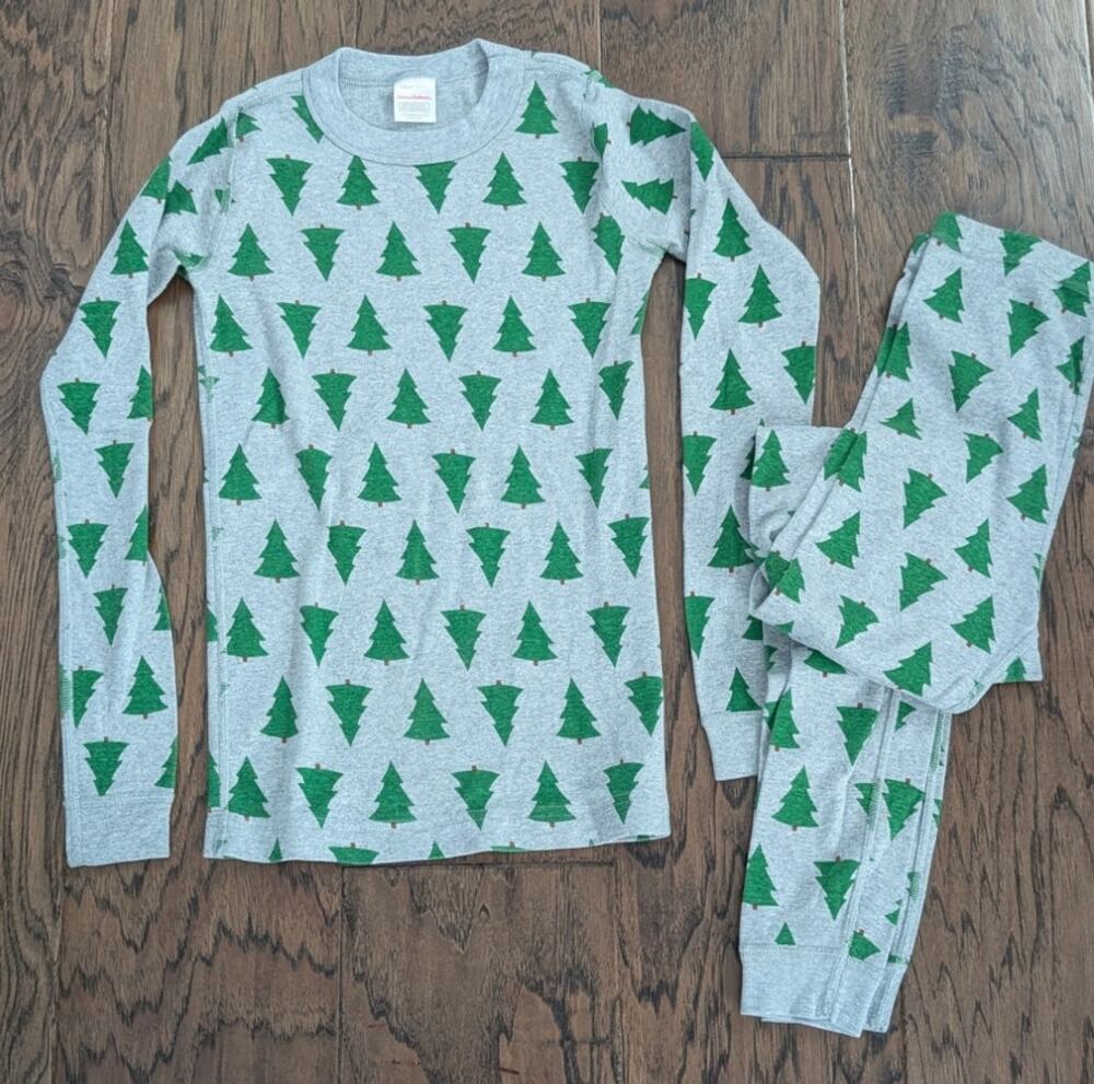 Hannah Andersson Cotton Christmas Tree Pajamas